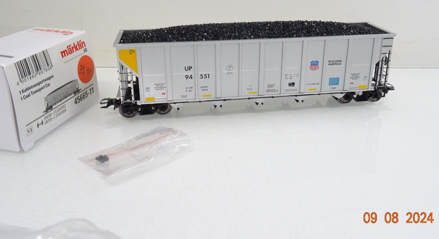 Märklin H0 45665-11 US Kohletransportwagen Union Pacific neuwertig in OVP LE4965