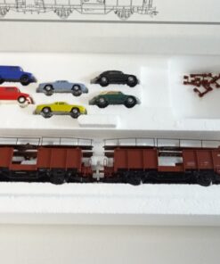 Märklin H0 46132 Doppel-Autotransporter mit 8 PKWs in OVP PR8841