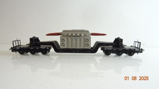 Märklin H0 4617 Tiefladewagen Trafo AEG der DB PR9381 o. – Bild 3