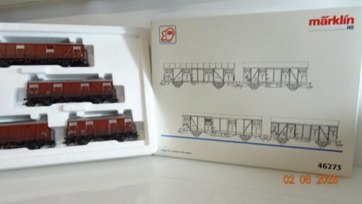 Märklin H0 46273 Wagen-Set gedeckte Güterwagen der DB in OVP PR8146
