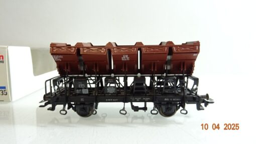 Märklin H0 4635 Kippmuldenwagen der DB in OVP PR7058 – Bild 3