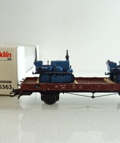 Märklin H0 46363 Rungenwagen mit 2 Raupenschlepper der DB in OVP PR7911