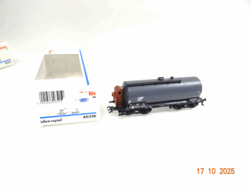 Märklin H0 46516 Kesselwagen mit Bremserhaus der DB in OVP HS49