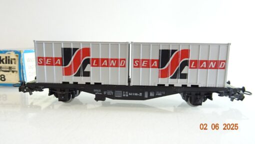 Märklin H0 4668 Containerwagen Sea Land der DB  in OVP PR8179 – Bild 3