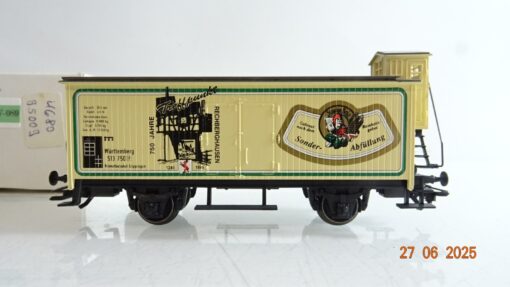 Märklin H0 4680 Bierwagen mit Bremserhaus Staufen Bräu Württemberg in OVP PR8783 – Bild 3