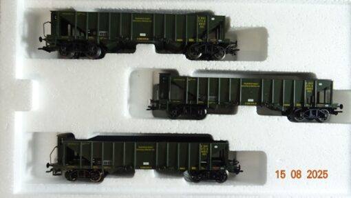 Märklin H0 46801 Wagen-Set Kohlentrichterwagen der K.Bay.Sts.B. in OVP PR9560 – Bild 3