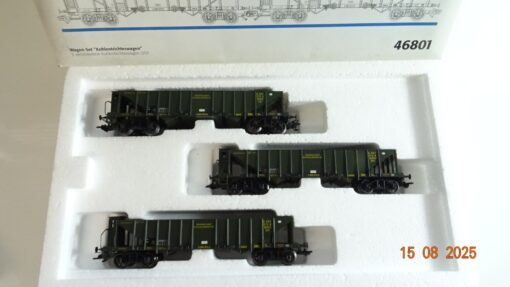Märklin H0 46801 Wagen-Set Kohlentrichterwagen der K.Bay.Sts.B. in OVP PR9560
