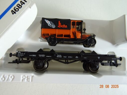 Märklin H0 46841 Flachwagen mit LKW Beru in OVP PR9909 – Bild 3