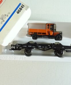 Märklin H0 46841 Flachwagen mit Ladung der DR in OVP PR9081