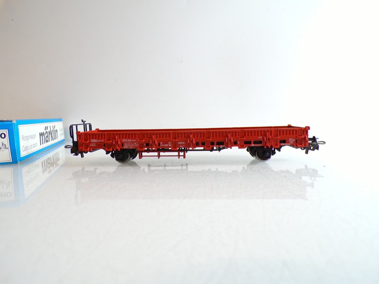 Märklin H0 4694 Rungenwagen der DB in OVP BH1500 – Bild 3