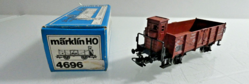 Märklin H0 4696 Offener Güterwagen mit Bremserhaus in OVP C458