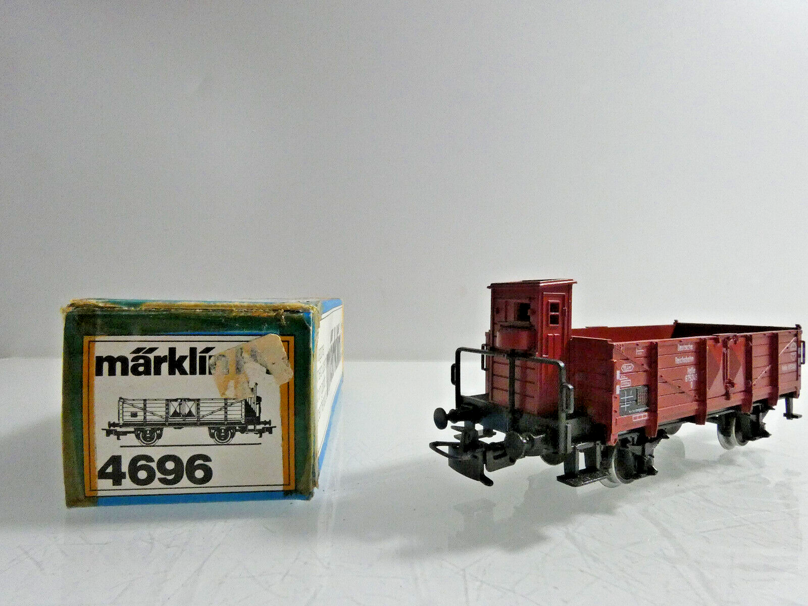 Märklin H0 4696 Offener Güterwagen mit Bremserhaus in OVP C459