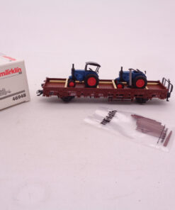 Märklin H0 46976 Niederbordwagen mit 2 Traktoren der DB in OVP AR6701