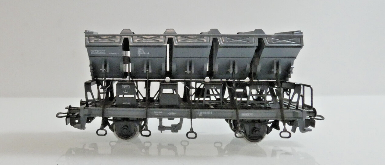 Märklin H0 4721 Muldenkippwagen grau in OVP C347 – Bild 3