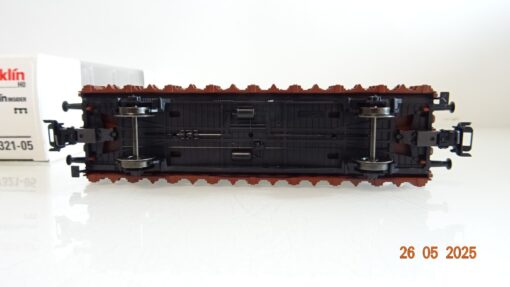 Märklin H0 47321-05 Rungenwagen mit Stammholz der DB in OVP PR8054 – Bild 4