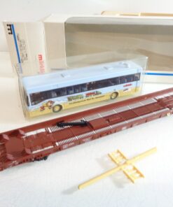 Märklin H0 4743 Niederflurwagen RoLa der DB mit Mercedes Bus in OVP RR4867