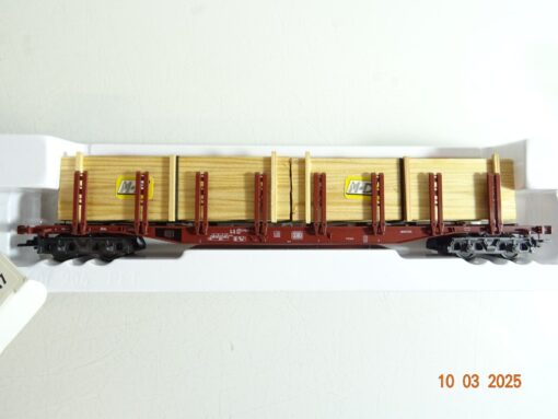 Märklin H0 47717 Rungenwagen mit Ladung der DB in OVP PR6480 – Bild 3