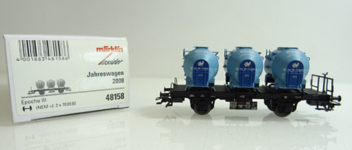 Märklin H0 48158 Behälterwagen "Jahreswagen 2008"  der DB in OVP PR327 – Bild 3
