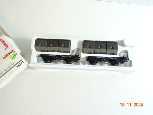 Märklin H0 48272 Behälterwagen Set 2 Stück der RAG in OVP PR3941