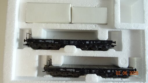 Märklin H0 48661 Schwerlastwagen mit Caterpillar-Baumaschinen  DB in OVP PR8192 – Bild 3