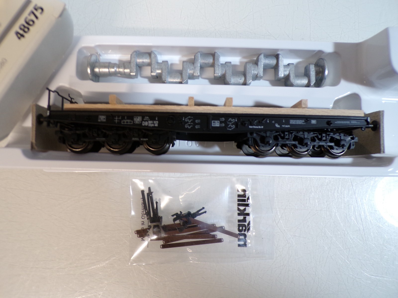 Märklin H0 48675 Schwerlastwagen mit Ladung der DB in OVP BH1855 – Bild 3