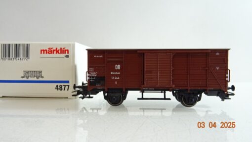 Märklin H0 4877 gedeckter Güterwagen der DR in OVP PR6896