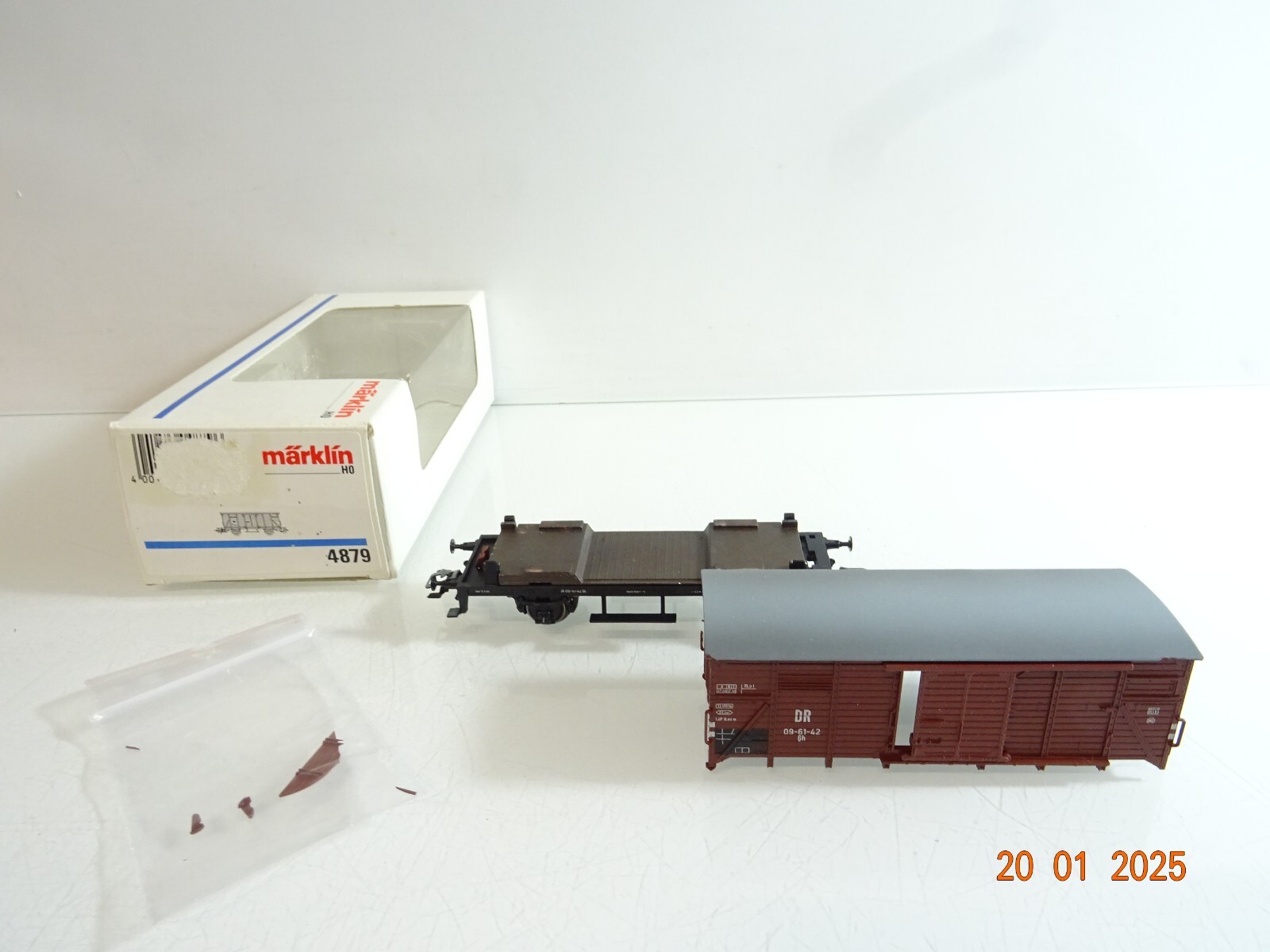 Märklin H0 4879 gedeckter Güterwagen der DR in OVP PR5385