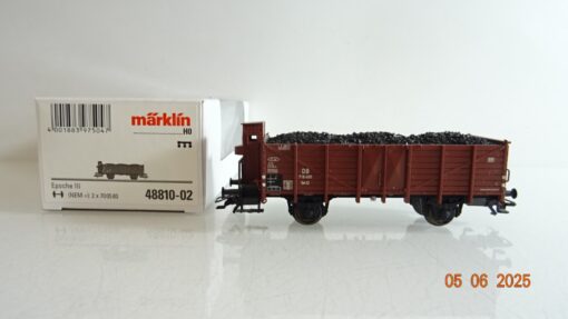 Märklin H0 48810-02 Hochbordwagen mit Kohleladung der DB in OVP PR8244