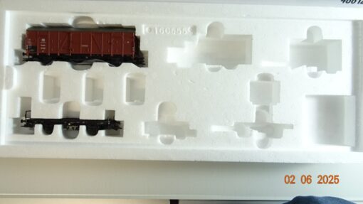 Märklin H0 48812 Gütertransport Spangenberg ohne LKW/Ladung der DR in OVP PR8153 – Bild 3