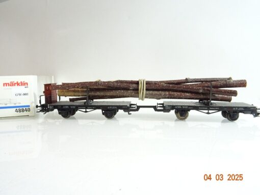 Märklin H0 48840 Stammholztransporter der DR in OVP PR6304 – Bild 3