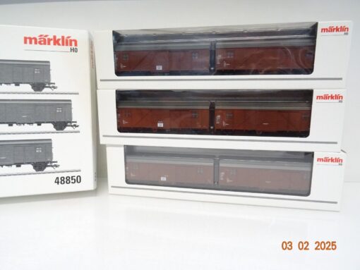 Märklin H0 48850 Güterwagen-Set 3 tlg. der DB  in OVP PR5695