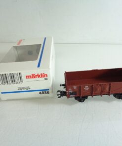 Märklin H0 4886 offener Güterwagen mit Bremserhaus der DB in OVP HS25