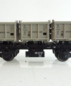 Märklin H0 48943 Behältertragwagen von Haus zu Haus der DB PR8578 o.