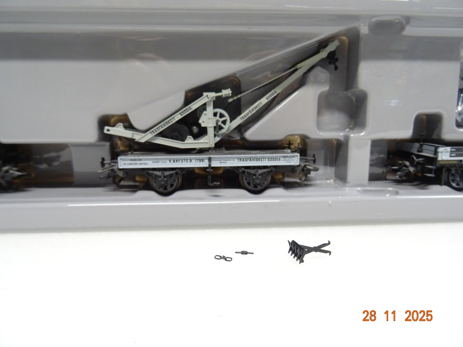 Märklin H0 4897 Wagen-Set Torf-Transport der K.Bay.Sts.B. in OVP JL4755 – Bild 3