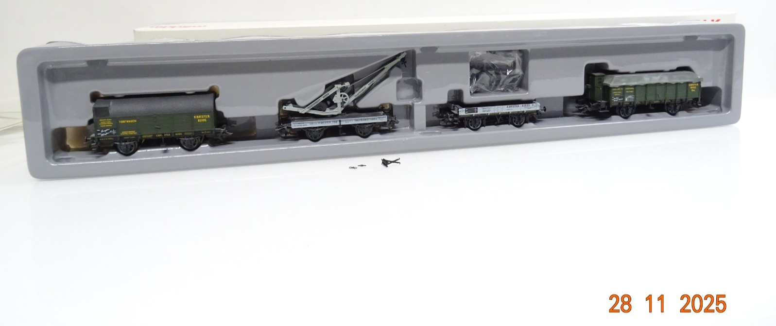 Märklin H0 4897 Wagen-Set Torf-Transport der K.Bay.Sts.B. in OVP JL4755