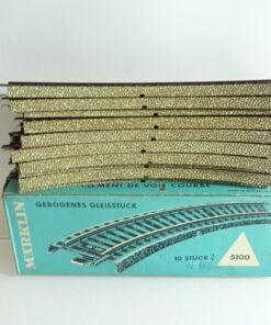 Märklin H0 5100 M-Gleis gebogen 10 Stück siehe Foto in OVP CK9320