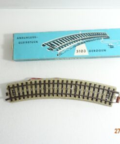 Märklin H0 5103 Anschlussgleisstück gebogen siehe Foto in OVP CK5592