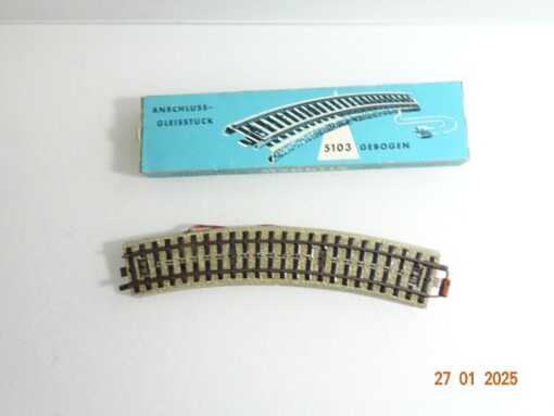 Märklin H0 5103 Anschlussgleisstück gebogen siehe Foto in OVP CK5592