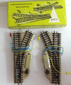 Märklin H0 5117 elekt. Weichenpaar siehe Foto in OVP CK9053