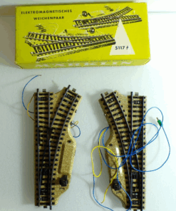 Märklin H0 5117 elekt. Weichenpaar siehe Foto in OVP PK2602