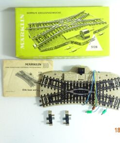 Märklin H0 5128 Doppelte Kreuzungsweiche siehe Foto in OVP CK6768