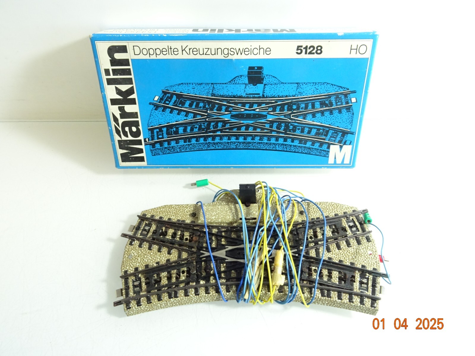 Märklin H0 5128 Doppelte Kreuzungsweiche siehe Foto in OVP CK7157