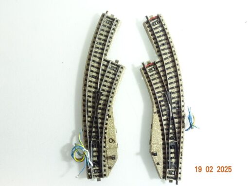Märklin H0 5141 5142 elektromagnetische Bogenweichenpaar siehe Foto CK6166 o.