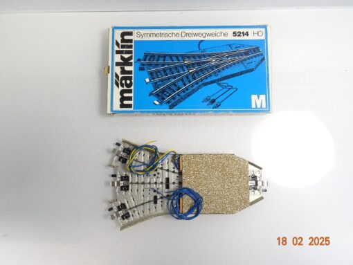 Märklin H0 5214 Symmetrische Dreiwegeweiche siehe Foto in OVP CK6088 – Bild 3
