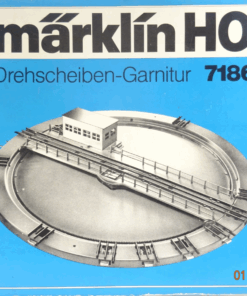 Märklin H0 7186 M-Gleis elektrische Drehscheibe mit Schaltpult in OVP JL4788