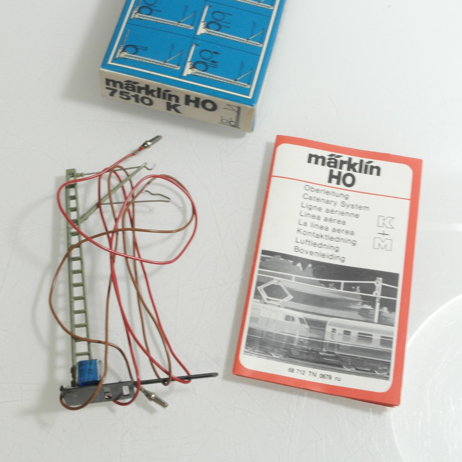 Märklin H0 7510 K Oberleitungs-Anschlussmast in OVP RG8942