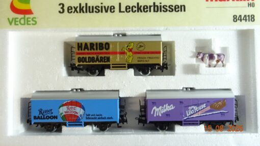 Märklin H0 84418 Kühlwagen-Set 3 exklusive Leckerbissen  in OVP PR9575 – Bild 3