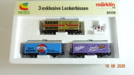 Märklin H0 84418 Kühlwagen-Set 3 exklusive Leckerbissen  in OVP PR9575