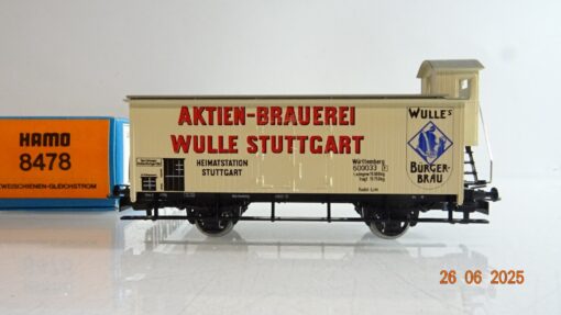 Märklin H0 8478 HAMO für DC Bierwagen Aktien-Brauerei Wulle in OVP PR8775 – Bild 3