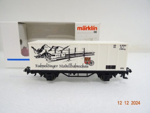 Märklin H0 8617-98 Containertragwagen Ruhpoldinger Modellbahnschau in OVP PR4734